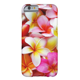 Funda Barely There Para iPhone 6 Flor de Hawaii del Frangipani del Plumeria