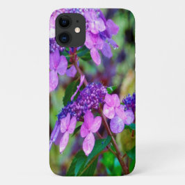 Funda Para iPhone 11 Flor de Hortensia Morada Twist and Shout