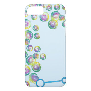 Funda Para iPhone 8/7 Flor de jabón arcoiris burbujas de burbuja de agua