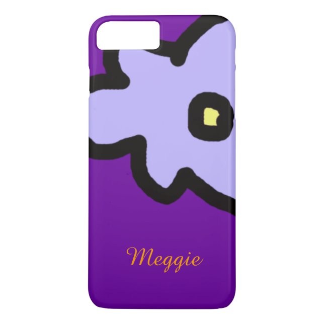 Funda De Case-Mate Para iPhone flor de lilac con nombre personalizado (Reverso)
