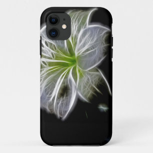 Funda Para iPhone 11 Flor de lirio blanco belleza natural