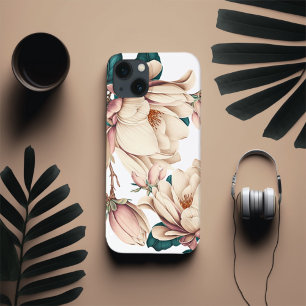 Funda Para iPhone 13 Flor de magnolia