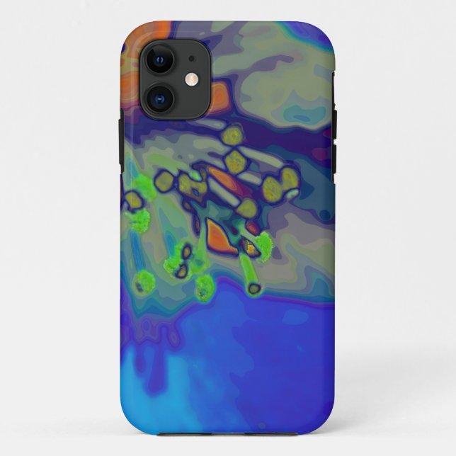 Funda De Case-Mate Para iPhone flor de manzana (Reverso)
