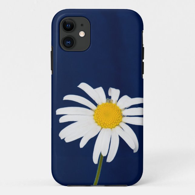 Funda De Case-Mate Para iPhone Flor de margarita (Reverso)