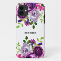 Flor de peonías púrpuras