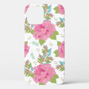 Funda Para iPhone 12 Flor de Rosa Botánica Floral Floración Hojas