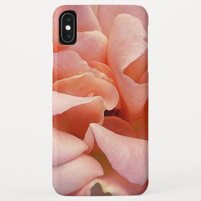 Funda De Case-Mate Para iPhone flor de rosa rosa en flor (Reverso)