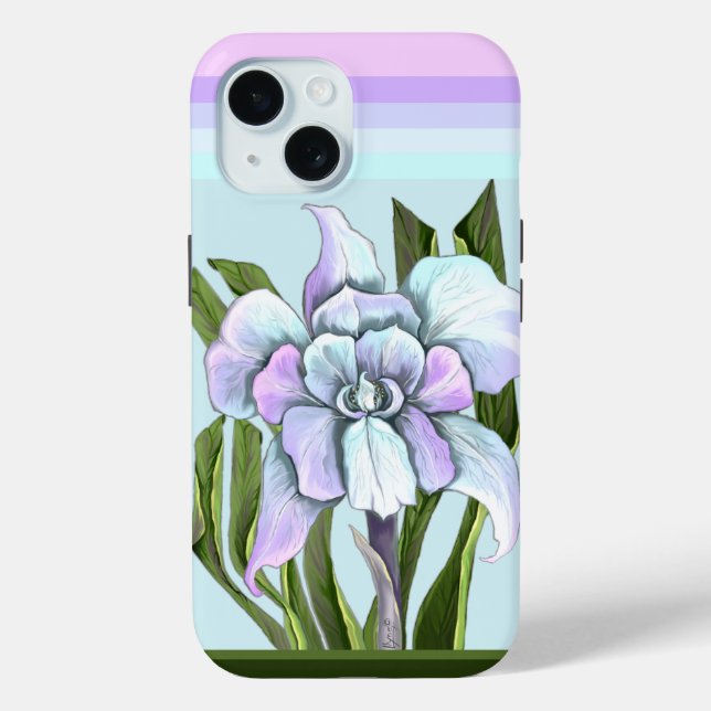 Funda De Case-Mate Para iPhone Flor de Smeraldo (Reverso )