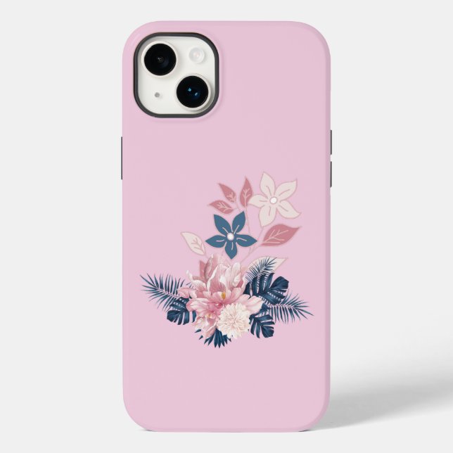Funda De Case-Mate Para iPhone Flor de verano giratoria (Reverso )