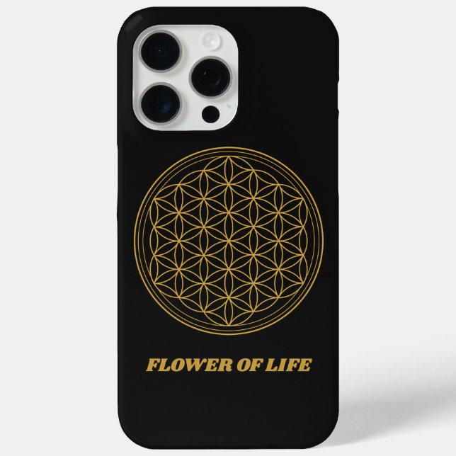 Funda De Case-Mate Para iPhone Flor De Vida (Reverso )