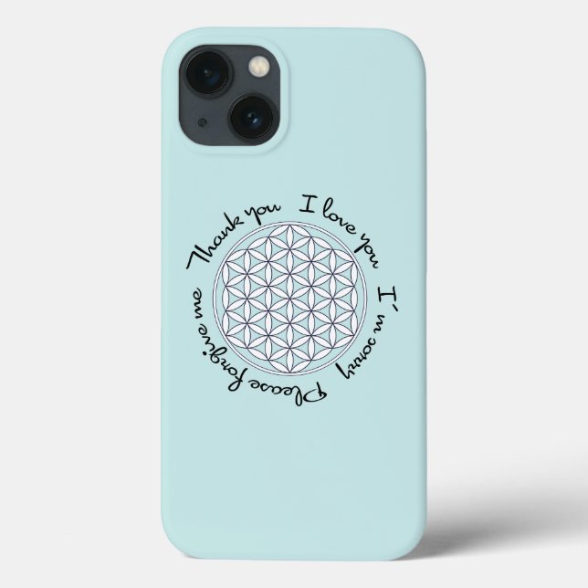 Funda De Case-Mate Para iPhone Flor de vida Ho'oponopono (Reverso)