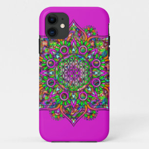 Funda Para iPhone 11 Flor de vida - Mandala india 1