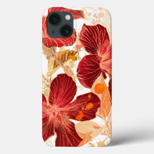 Funda Para iPhone 13 Flor del hibisco - pintura 2 de la acuarela