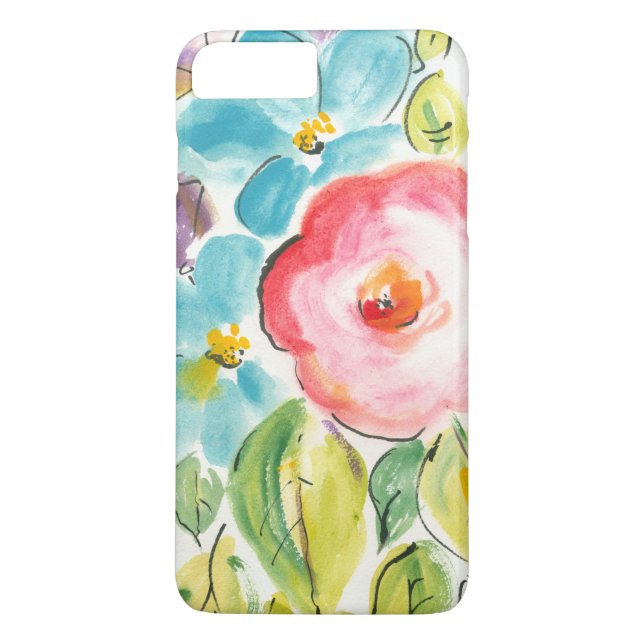 Funda De Case-Mate Para iPhone Flor deslumbrante II (Reverso)