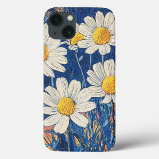 Funda Para iPhone 13 Flor Dreams Camomille Impasto Estilo IPhone Case