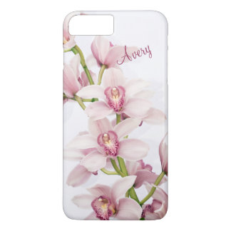Funda Para iPhone 8 Plus/7 Plus Flor floral de orquídeas rosadas