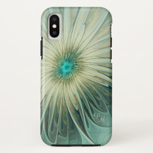 title_seo2 Flor Fractal de Fantasía Verde Sage Abstracta Pers