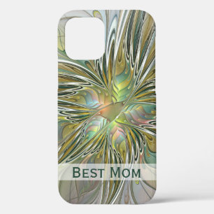 Funda Para iPhone 12 Flor Fractal Floral Fantasía Fractal Con Mejor Mam