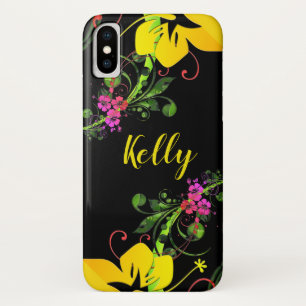 Funda Para iPhone X Flor hibiscus