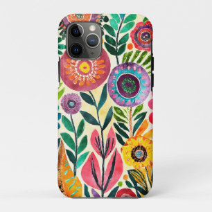Funda Para iPhone 11 Pro Flor hippie divertida