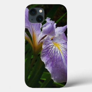 Funda Para iPhone 13 Flor Iris Silvestre Púrpura