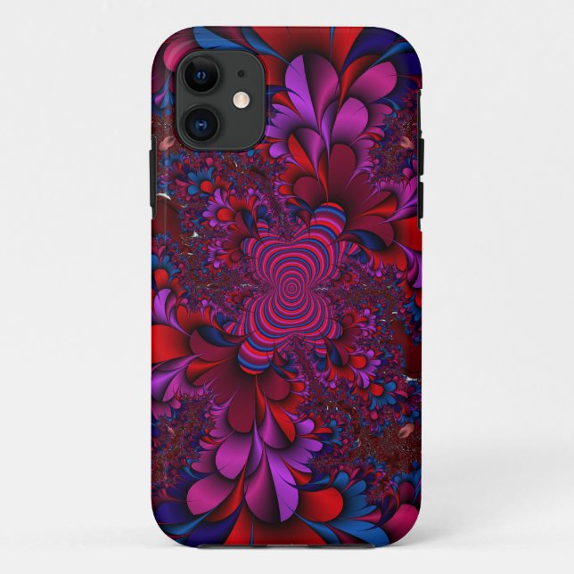 Funda De Case-Mate Para iPhone Flor mágica (Reverso)