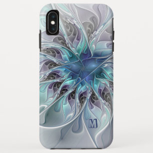 Funda Para iPhone XS Max Flor moderna abstracta del fractal con el