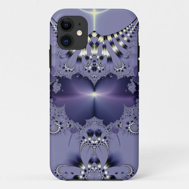 Funda De Case-Mate Para iPhone Flor Morada (Reverso)