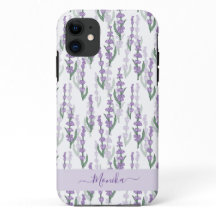 Flor morada de campo de lavanda
