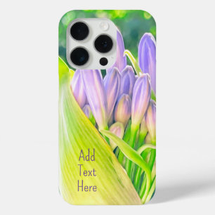 Funda Para iPhone 15 Pro Flor morada - Lily del Nilo