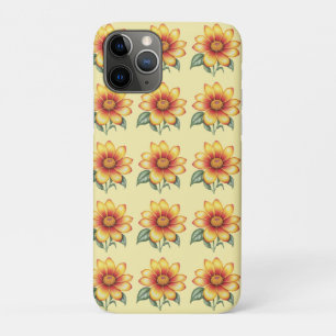 Funda Para iPhone 11 Pro Flor naranja