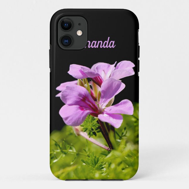 Funda De Case-Mate Para iPhone Flor personalizada (opcional) (Reverso)