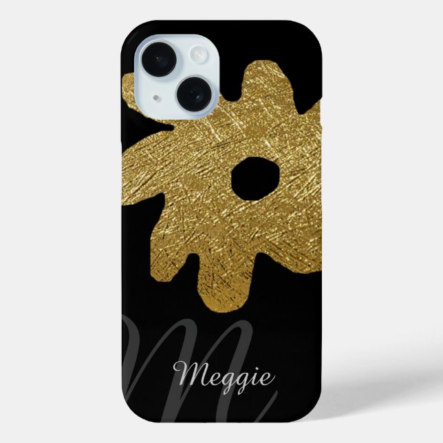 Funda De Case-Mate Para iPhone flor preciosa personalizada (Reverso )