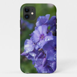 Funda Para iPhone 11 flor púrpura con el rocío de la mañana