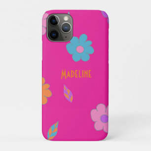 Funda Para iPhone 11 Pro Flor retro suave