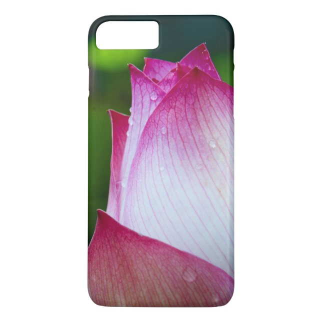 Funda De Case-Mate Para iPhone Flor rosa Lotus (Reverso)