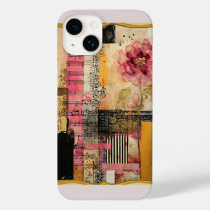 Funda Para iPhone 14 De Case-Mate Flor Rosa Y Notas De Música