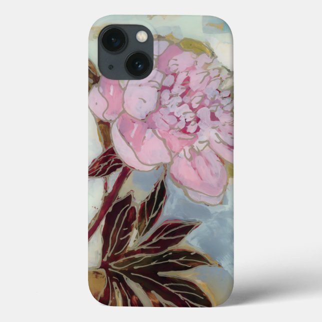 Funda De Case-Mate Para iPhone Flor rosado del Peony (Reverso)