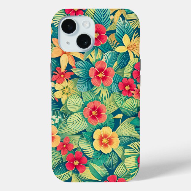 Funda De Case-Mate Para iPhone Flor silvestre (Reverso )
