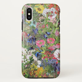 Funda Para iPhone X Flor silvestre de la naturaleza de la flor de la s