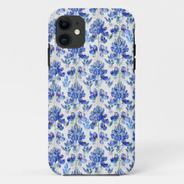 Funda Para iPhone 11 Flor silvestre de Texas Bluebonnet - Floral azul