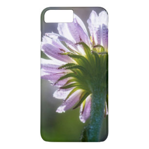 Funda Para iPhone 8 Plus/7 Plus Flor silvestre púrpura con retroiluminación y gota
