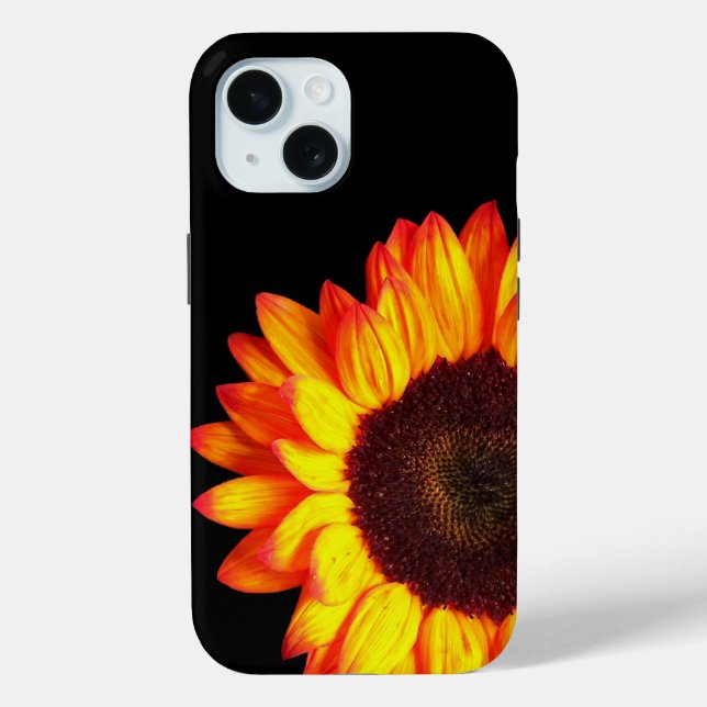 Funda De Case-Mate Para iPhone Flor soleada (Reverso )