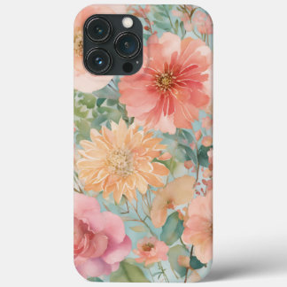 Funda Para iPhone 13 Pro Max flor suave