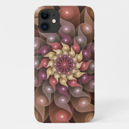 Funda Para iPhone 11 Flor surrealista brillante modernidad Resumen arte
