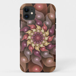 Funda Para iPhone 11 Flor surrealista brillante modernidad Resumen arte
