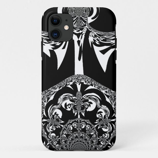 Funda De Case-Mate Para iPhone Flor tribal (Reverso)