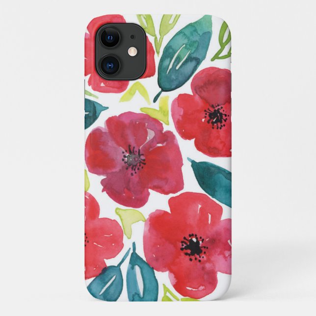 Funda De Case-Mate Para iPhone Flor tropical (Reverso)