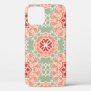 Funda Para iPhone 12 Flor vintage de fondo. Patrón floral sin soldadura