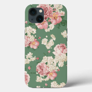 Funda Para iPhone 13 Flora clásica de época